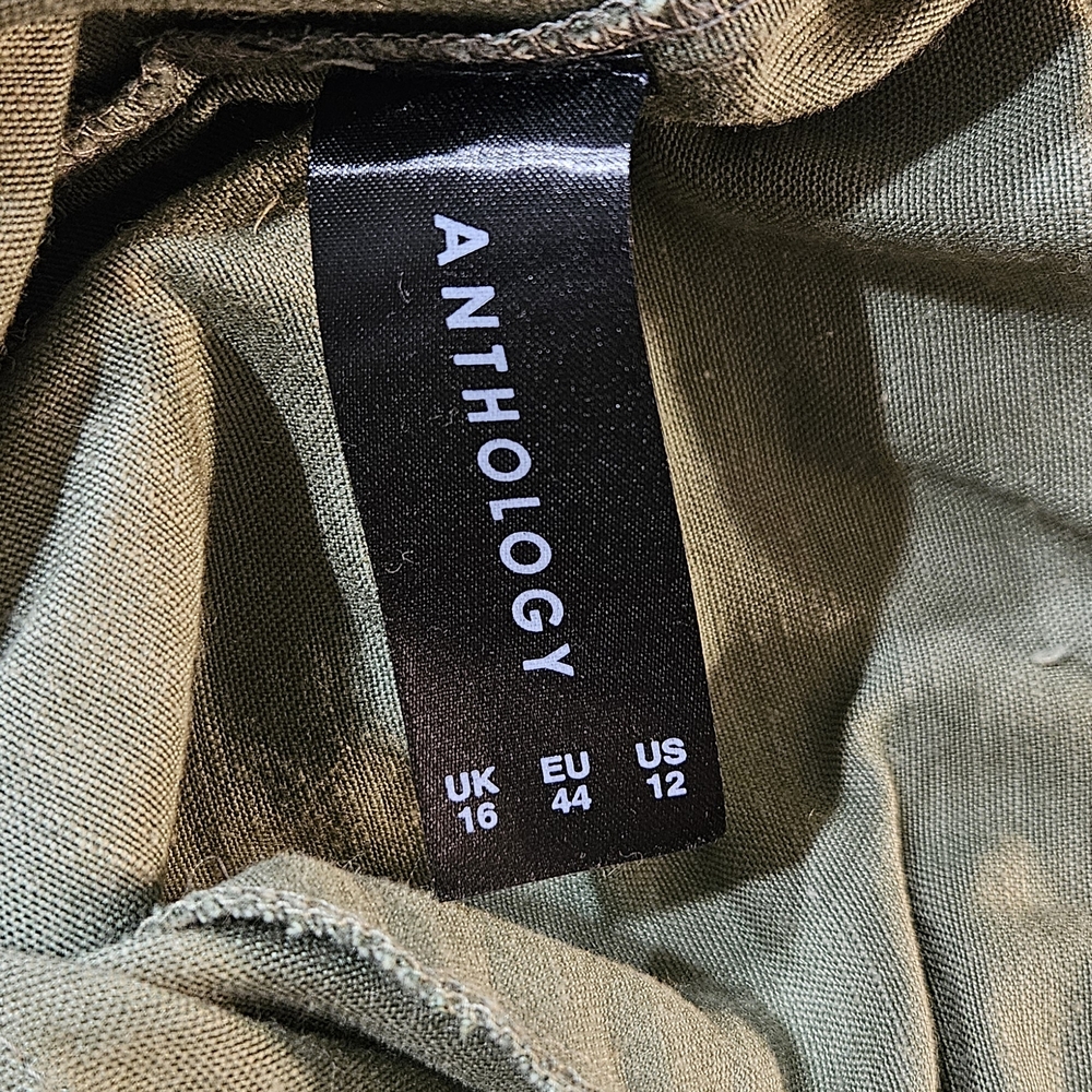 Bare Anthology Olive Wide Leg Pants - Picture 5 of 6